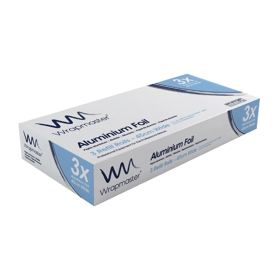 Wrapmaster Aluminiumfolie 45cm (3 Stück) 1 Wrapmaster Aluminiumfolie 45cm (3 Stück)