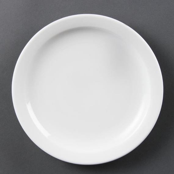 Olympia Whiteware Teller mit schmalem Rand 20cm (12 Stück) Olympia Whiteware Teller mit schmalem Rand 20cm (12 Stück)