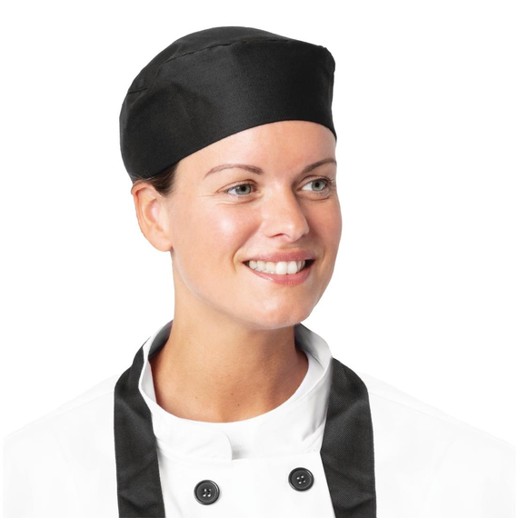 Nisbets Essentials Kochmütze schwarz - Einheitsgröße (2 Stück) Nisbets Essentials Kochmütze schwarz - Einheitsgröße (2 Stück)