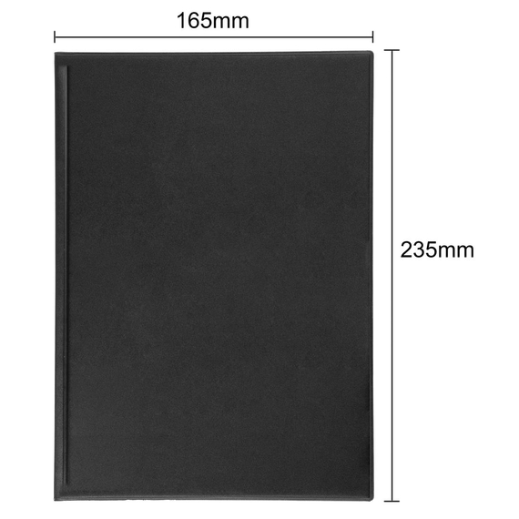 Olympia Speisekarte PVC schwarz A5 2 Olympia Speisekarte PVC schwarz A5