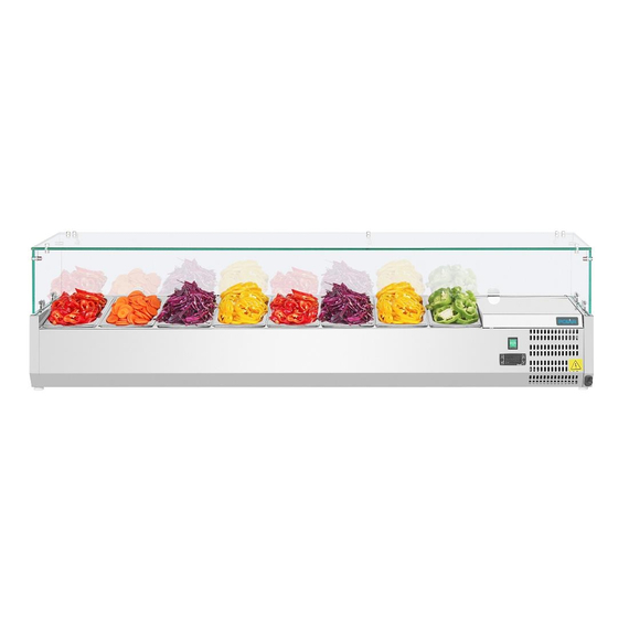 Polar Serie G Aufsatzkühlvitrine für 8x GN1/3 4 Polar Serie G Aufsatzkühlvitrine für 8x GN1/3