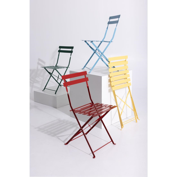 Bolero klappbare Terrassenstühle Stahl rot (2 Stück) 9 Bolero klappbare Terrassenstühle Stahl rot (2 Stück)