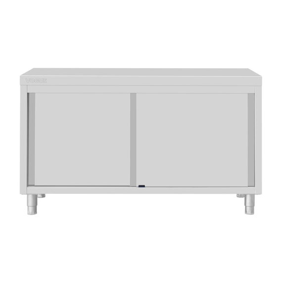 Vogue Standbodenschrank Edelstahl 900x1500x600mm 1 Vogue Standbodenschrank Edelstahl 900x1500x600mm