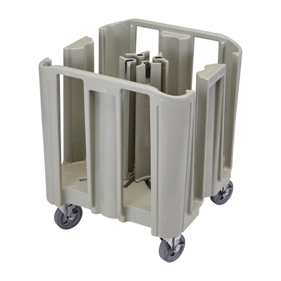 Cambro Verstellbarer Geschirrwagen (12 Stück) 1 Cambro Verstellbarer Geschirrwagen (12 Stück)