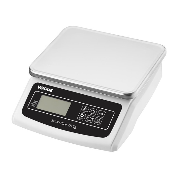 Vogue Elektronische Plattformwaage 15kg 1 Vogue Elektronische Plattformwaage 15kg