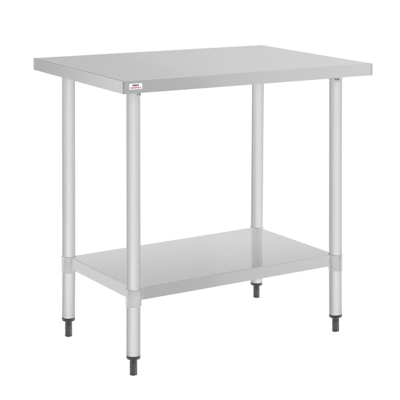 Nisbets Essentials Edelstahl Tisch 800 x 600mm Nisbets Essentials Edelstahl Tisch 800 x 600mm