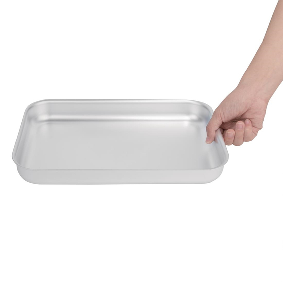 Vogue Backblech Aluminium 32x21,5x4cm 3 Vogue Backblech Aluminium 32x21,5x4cm