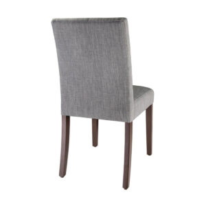 Bolero Chiswick Esszimmerstühle Holzkohle Grau (2er Pack) (2 Stück)
