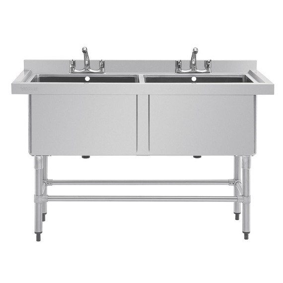Vogue tiefer Spültisch Doppelbecken 141cm lang Vogue tiefer Spültisch Doppelbecken 141cm lang