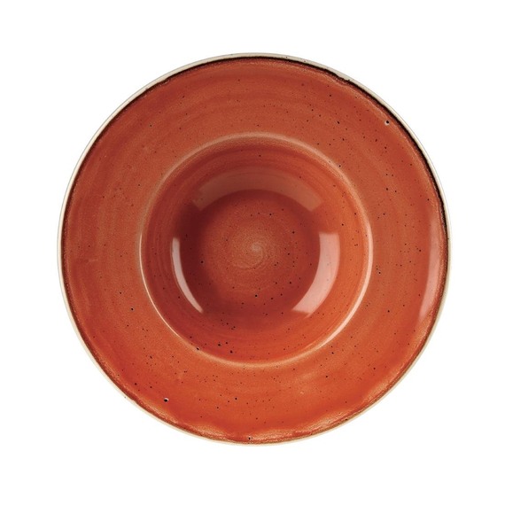 Churchill Stonecast, runde Schüssel mit breitem Rand, Spiced Orange, 239 mm, (12 Stück) Churchill Stonecast, runde Schüssel mit breitem Rand, Spiced Orange, 239 mm, (12 Stück)