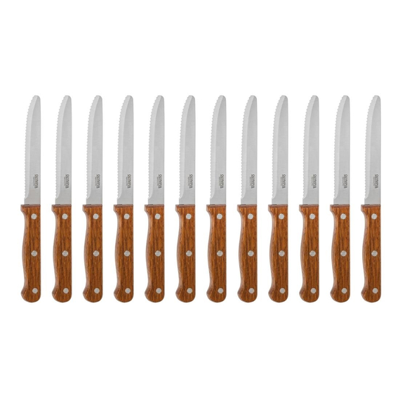 Olympia abgerundete Steakmesser Holz (12 Stück) 7 Olympia abgerundete Steakmesser Holz (12 Stück)