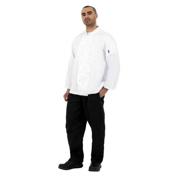 Whites Vegas Kochjacke lange Ärmel weiß S 2 Whites Vegas Kochjacke lange Ärmel weiß S