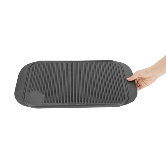 Vogue Grillplatte doppelseitig 2 Vogue Grillplatte doppelseitig