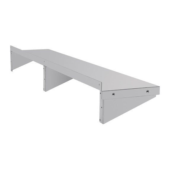 Vogue Edelstahl-Wandregal 150cm 3 Vogue Edelstahl-Wandregal 150cm