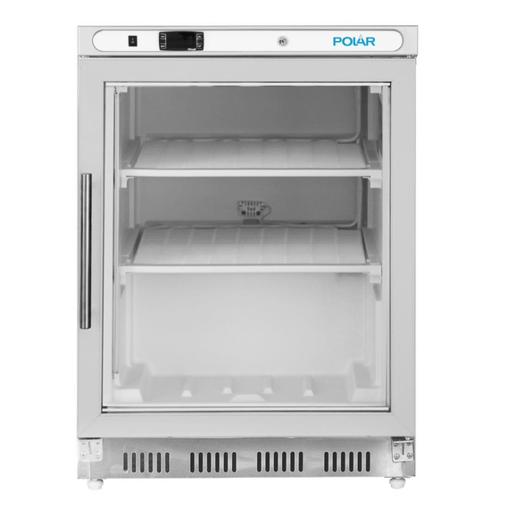 Polar C-Serie Gefrierschrank Untertisch mit Glasfront - Edelstahl 1 Polar C-Serie Gefrierschrank Untertisch mit Glasfront - Edelstahl