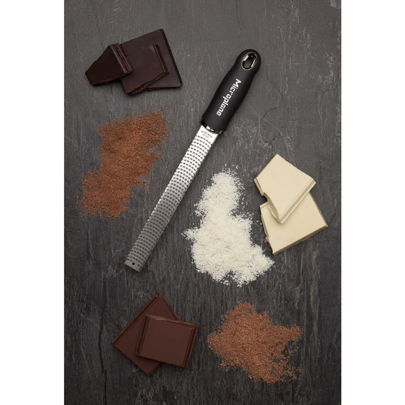 Microplane Premium Reibe und Zestenreißer schwarz Microplane Premium Reibe und Zestenreißer schwarz