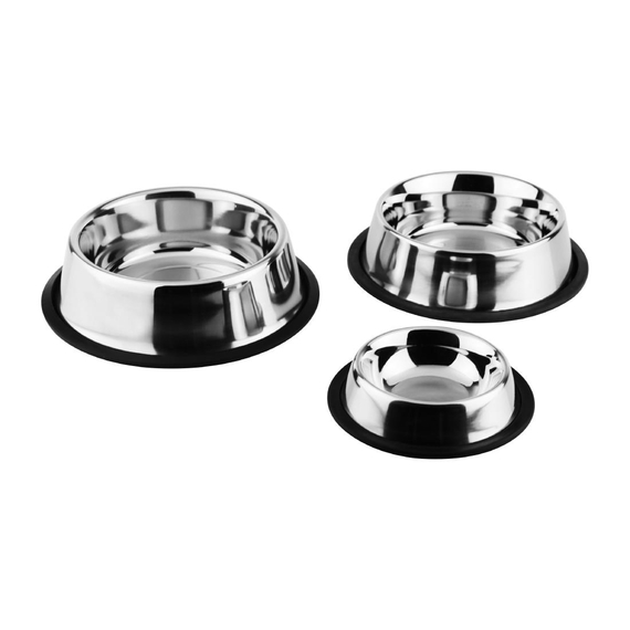 Bolero Edelstahlschüssel für kleine Hunde 150mm 3 Bolero Edelstahlschüssel für kleine Hunde 150mm