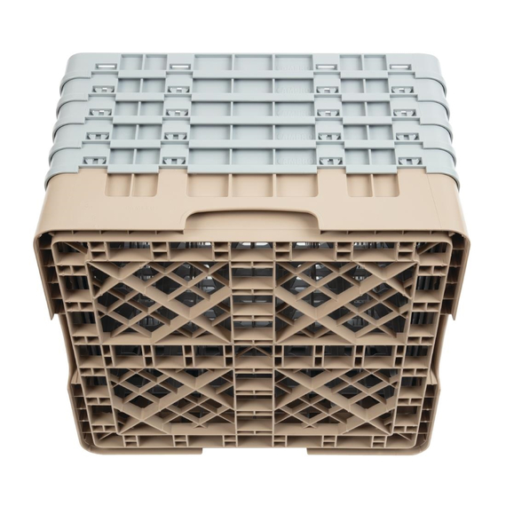 Cambro Gläserspülkorb beige mit 36 Fächern max Glashöhe 25,7cm 4 Cambro Gläserspülkorb beige mit 36 Fächern max Glashöhe 25,7cm