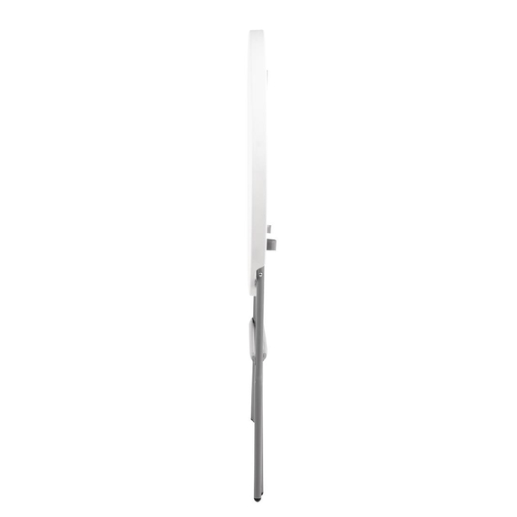 Bolero runder Klapptisch weiß 80cm 2 Bolero runder Klapptisch weiß 80cm