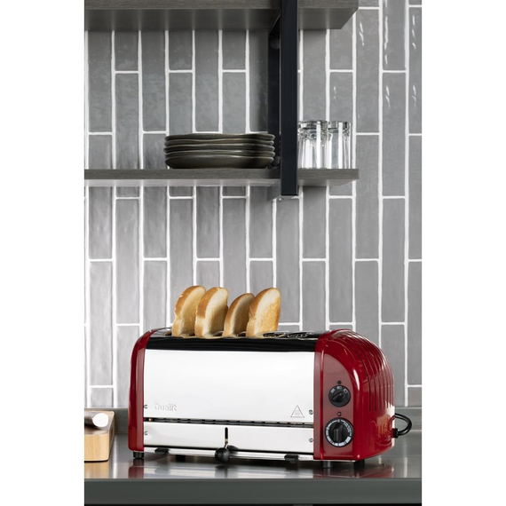 Dualit Toaster 60154 rot 6 Schlitze 4 Dualit Toaster 60154 rot 6 Schlitze