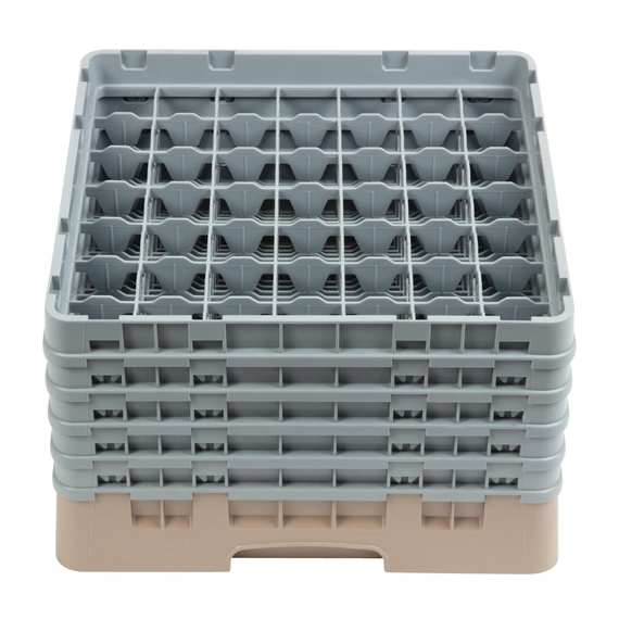 Cambro Gläserspülkorb beige mit 49 Fächern max Glashöhe 25,7cm Cambro Gläserspülkorb beige mit 49 Fächern max Glashöhe 25,7cm
