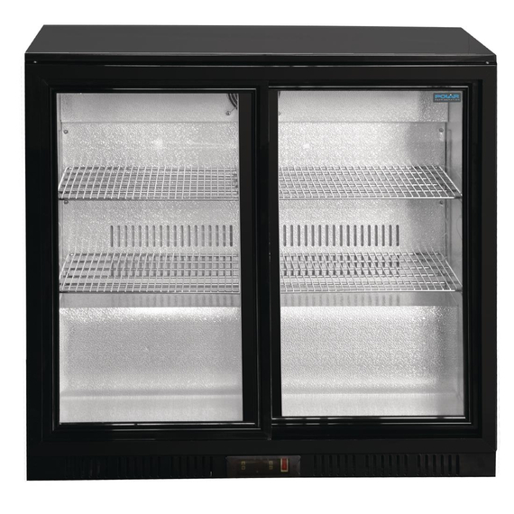 Polar Serie G Barkühlschrank mit 2 Schiebetüren 208L 3 Polar Serie G Barkühlschrank mit 2 Schiebetüren 208L