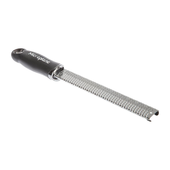 Microplane Premium Reibe und Zestenreißer schwarz 2 Microplane Premium Reibe und Zestenreißer schwarz