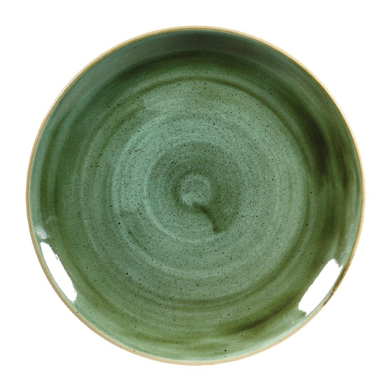 Churchill Stonecast, runde Coupe-Teller, Samphire-Grün, 288 mm, (12 Stück) Churchill Stonecast, runde Coupe-Teller, Samphire-Grün, 288 mm, (12 Stück)