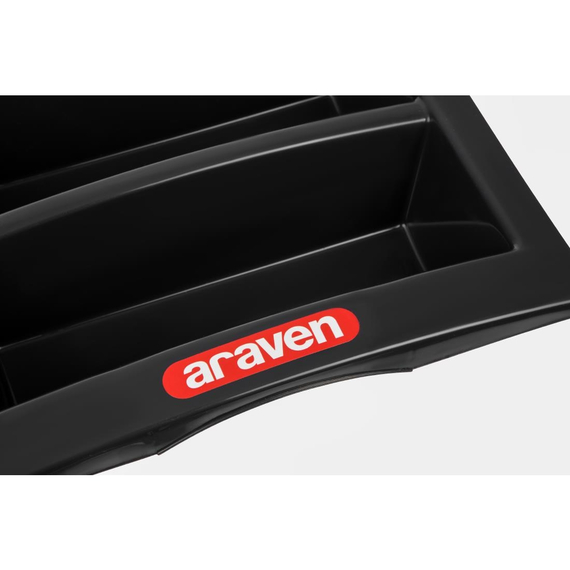 Araven stapelbarer Besteckkasten 4 Fächer 3 Araven stapelbarer Besteckkasten 4 Fächer