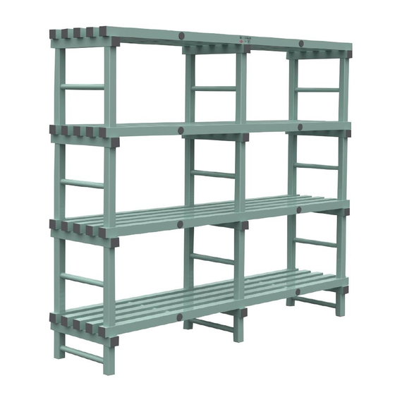 Jackstack by Rea Vorratsregal 50x200cm Jackstack by Rea Vorratsregal 50x200cm