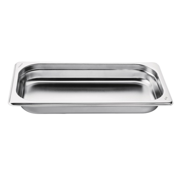 Vogue Edelstahl 1/3 Gastronorm-Behälter 40mm 3 Vogue Edelstahl 1/3 Gastronorm-Behälter 40mm