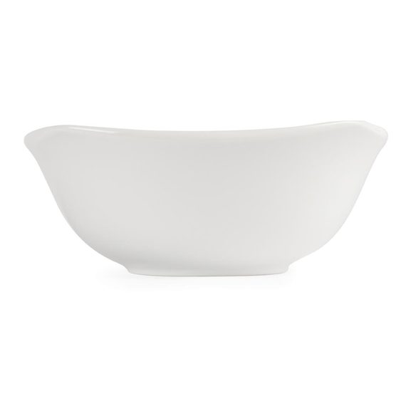 Olympia Whiteware abgerundete quadratische Schalen 22cm (12 Stück) 3 Olympia Whiteware abgerundete quadratische Schalen 22cm (12 Stück)