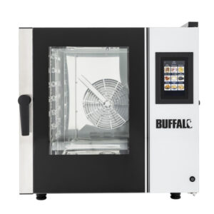 Buffalo Freistehender Smart Touchscreen Kombiöfen 7 x GN 1/1 mit Installationskit