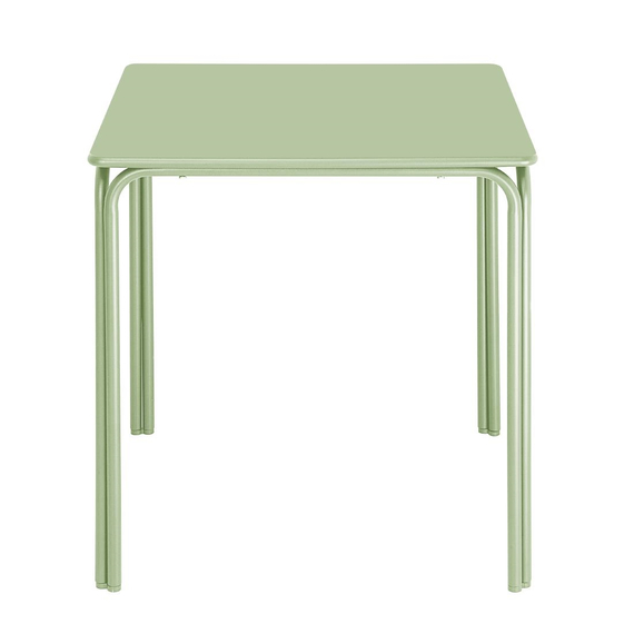 Bolero Adeline Stahl Quadratischer Tisch 700mm Hellgrün 1 Bolero Adeline Stahl Quadratischer Tisch 700mm Hellgrün