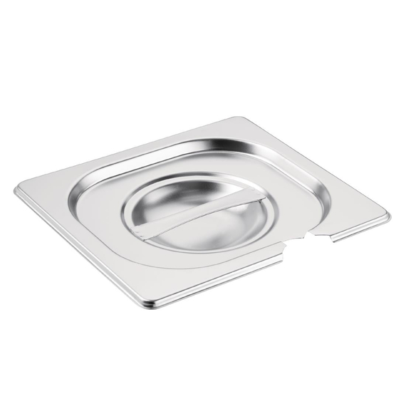 Vogue Deckel mit Löffelaussparung für GN-Behälter GN1/6 1 Vogue Deckel mit Löffelaussparung für GN-Behälter GN1/6