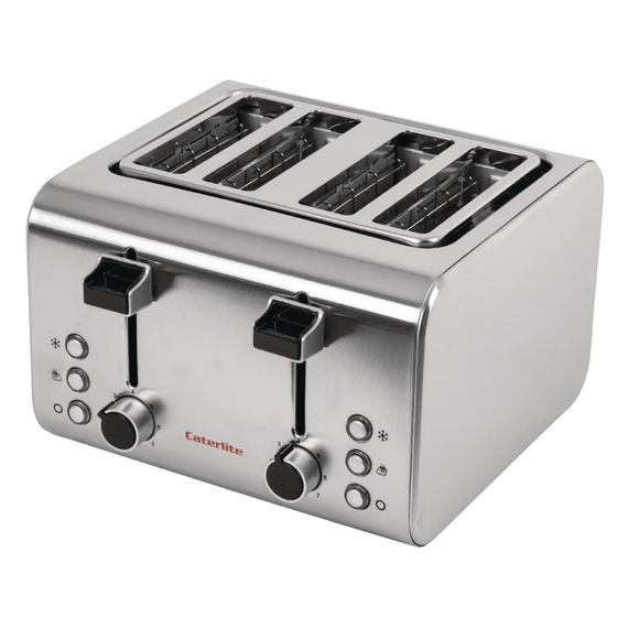 Caterlite 4-Schlitz Toaster Edelstahl 2 Caterlite 4-Schlitz Toaster Edelstahl