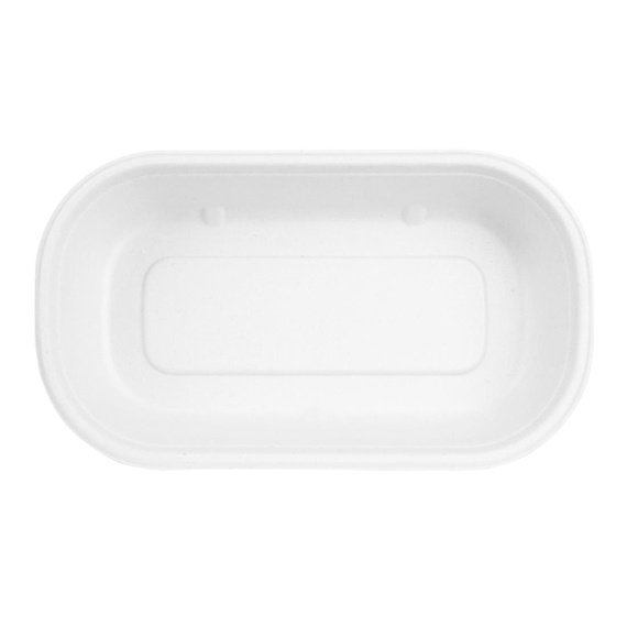 Fiesta Kompostierbare Bagasse Ovale Behälter 850ml (100 Stück) 1 Fiesta Kompostierbare Bagasse Ovale Behälter 850ml (100 Stück)
