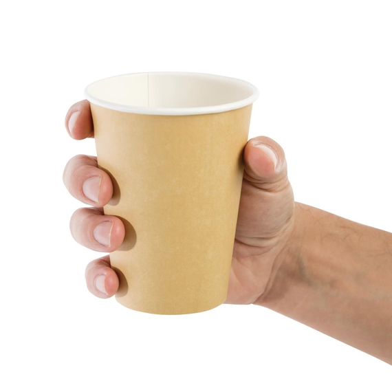 Fiesta Recyclable Coffee To Go Becher 340ml hellbraun x1000 (1000 Stück) 3 Fiesta Recyclable Coffee To Go Becher 340ml hellbraun x1000 (1000 Stück)