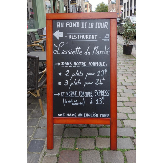Securit Duplo Fahrbahnschild Mahagoni 135x70cm 2 Securit Duplo Fahrbahnschild Mahagoni 135x70cm