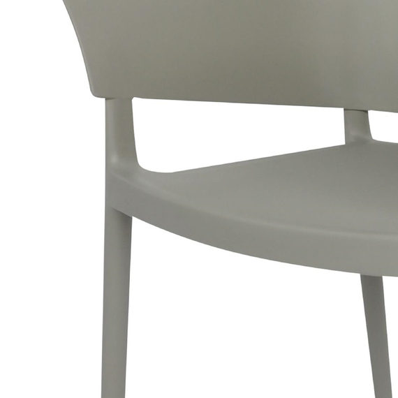 Bolero Lorenzo Cafe Stühle Medium Grau (2 Stück) 3 Bolero Lorenzo Cafe Stühle Medium Grau (2 Stück)