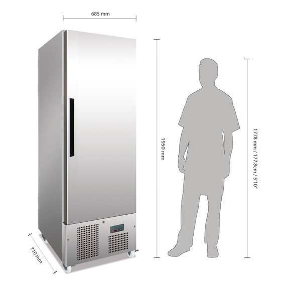 Polar Serie G Gefrierschrank Edelstahl 440L 6 Polar Serie G Gefrierschrank Edelstahl 440L