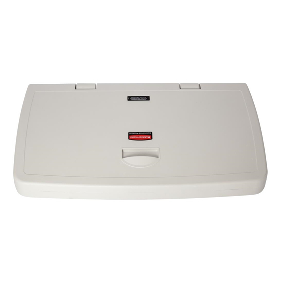 Rubbermaid horizontaler Wickeltisch 4 Rubbermaid horizontaler Wickeltisch
