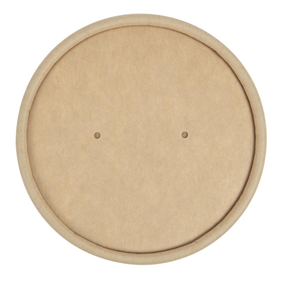 Colpac Deckel für recycelbare, mikrowellengeeignete Suppenbecher 225ml und 350ml (500 Stück) 1 Colpac Deckel für recycelbare, mikrowellengeeignete Suppenbecher 225ml und 350ml (500 Stück)