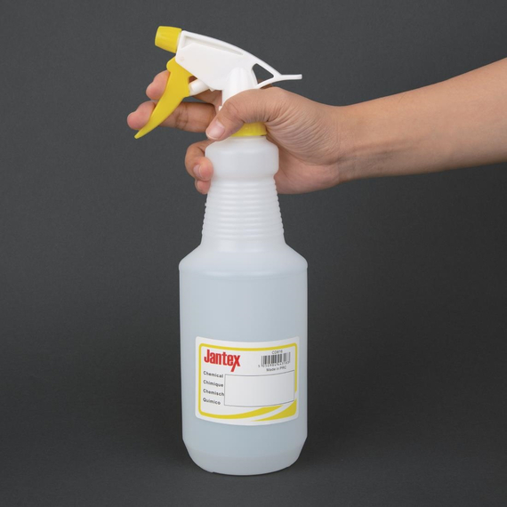 Jantex farbkodierte Sprühflasche gelb 750ml 2 Jantex farbkodierte Sprühflasche gelb 750ml