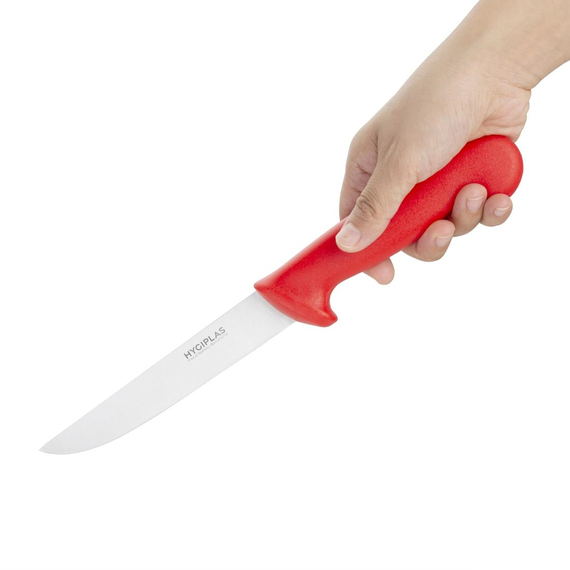Hygiplas Ausbeinmesser 15cm rot 1 Hygiplas Ausbeinmesser 15cm rot