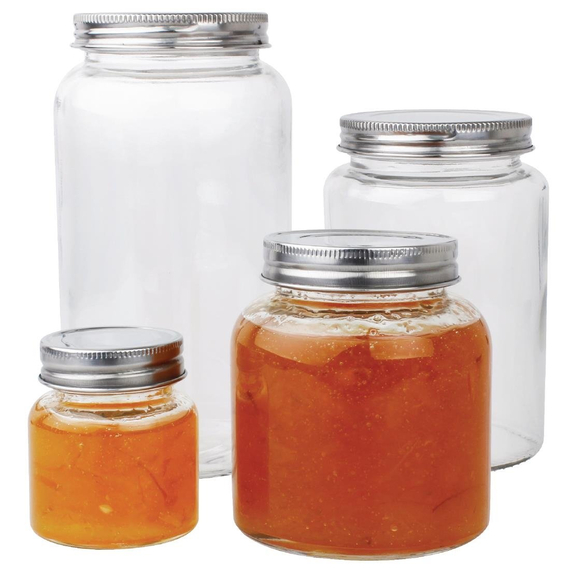 Vogue Weckglas mit Schraubverschluss 330ml (6 Stück) Vogue Weckglas mit Schraubverschluss 330ml (6 Stück)