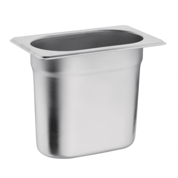 Vogue Edelstahl 1/9 Gastronorm-Behälter 150mm 2 Vogue Edelstahl 1/9 Gastronorm-Behälter 150mm