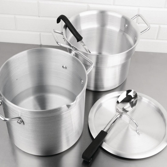 Vogue Doppelkochtopf aus Aluminium 28cm 3 Vogue Doppelkochtopf aus Aluminium 28cm