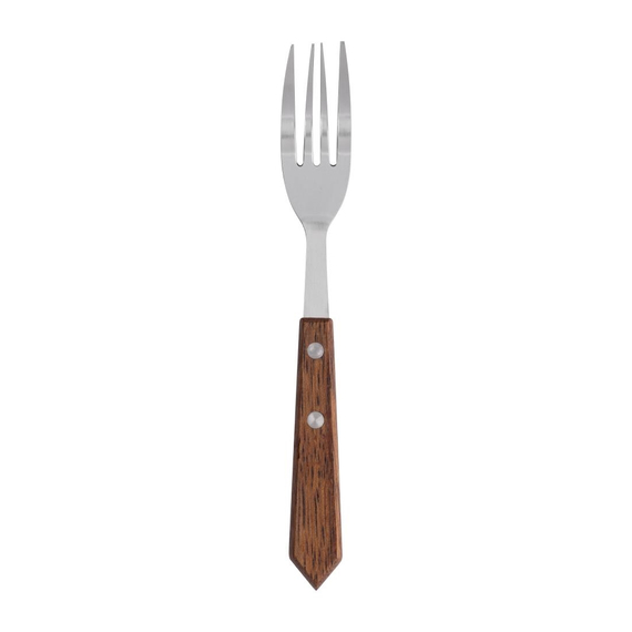 Olympia Steakgabeln mit Holzgriff (12 Stück) 4 Olympia Steakgabeln mit Holzgriff (12 Stück)