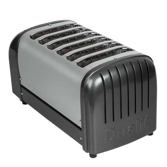 Dualit Toaster 60156 grau 6 Schlitze 3 Dualit Toaster 60156 grau 6 Schlitze